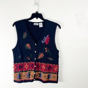 CAPACITY Vintage Fall Inspired V-Neck Button Cardigan Rustic Cabincore, Size XL